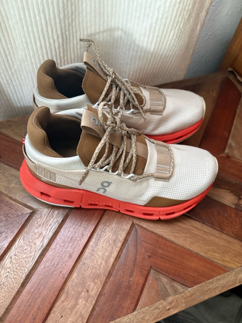 On Cloud Cloud Nova Pearl Flame Running Shoes 5.5 - Picture 2 of 15